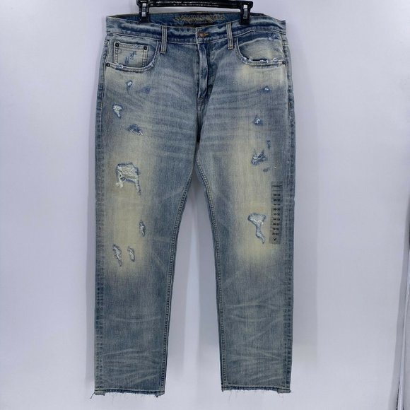 light destroy wash jeans